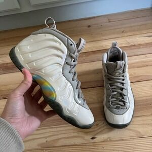 Nike Foamposite OneLittle Posite Kids Sneakers Iridescent Rainbow‎ Pixel Shoes